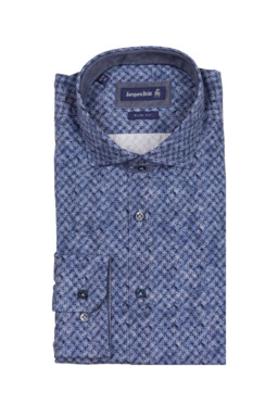 Фото рубашки Полуприлегающий силуэт Рубашка JACQUES BRITT, цвет синий