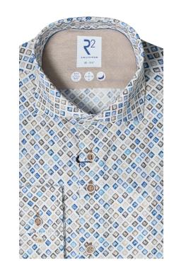 Фото рубашки Приталенный силуэт Рубашка R2, цвет серый