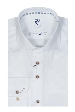 Фото рубашки Приталенный силуэт Рубашка R2, цвет белый